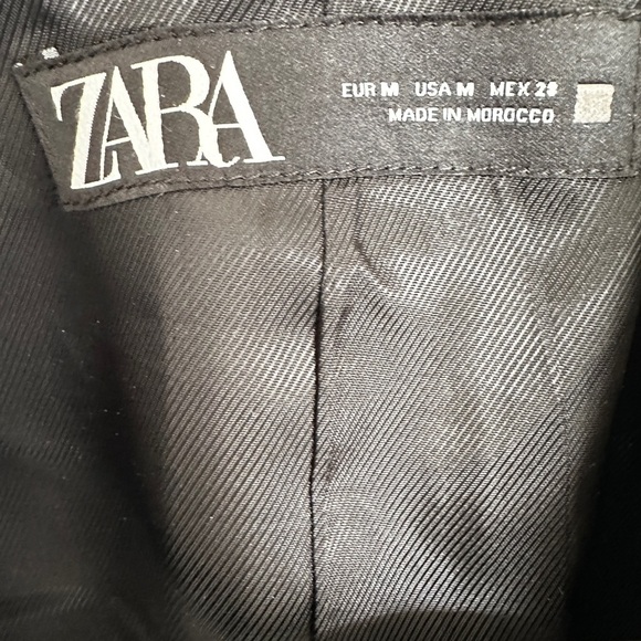 Zara Charcoal Jacket Men’s size medium - Picture 3 of 4